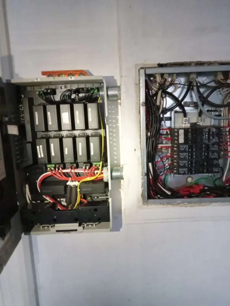 Electrical panel upgrade completed for Indoor Lighting Installation in Elgin